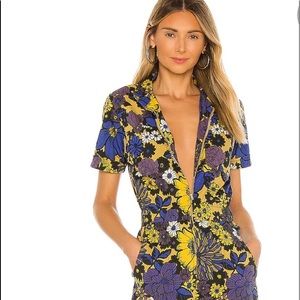 “Mother”jumpsuit zipper, 29.5 inseam waist 28” bust 35” shoulder to crotch 31”